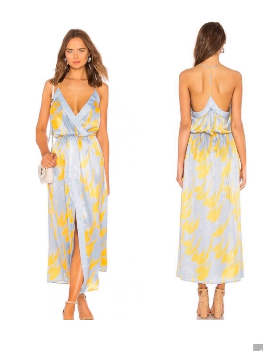 House Of Harlow 1960 x REVOLVE Mareena Dress in Blue Feather